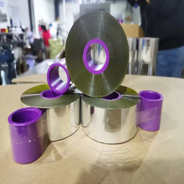 Golden Carbon Ribbon 55mm*600m 33mm*600m Heat Transfer RibbonSuitable for DIKAI D03S D05S Markem Imaje X40 X45 X60 VJ6330 6530