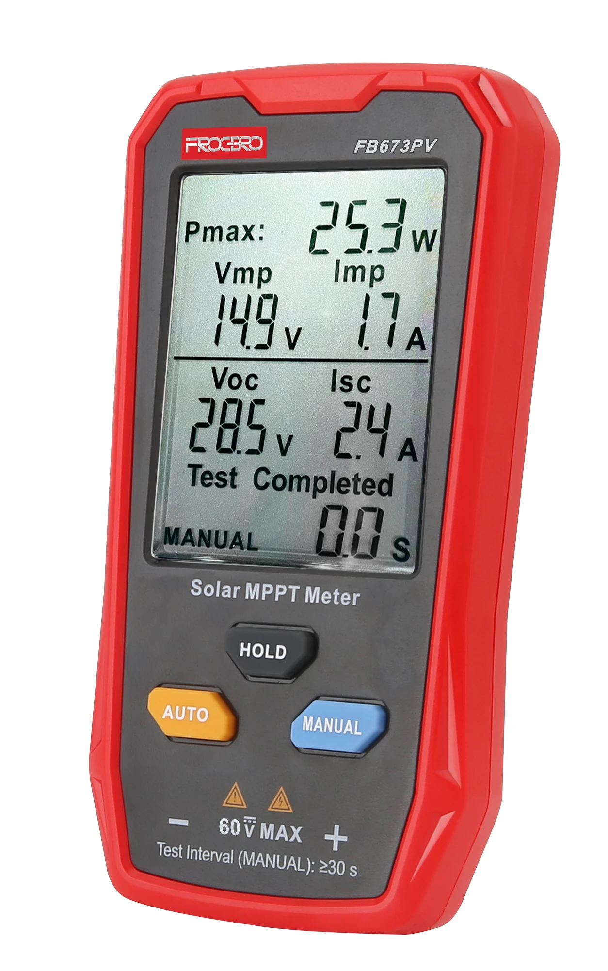 Fb673pv Lcd Mppt Solar Panel Pv Tester Smart Current Voltage Multimeter ...