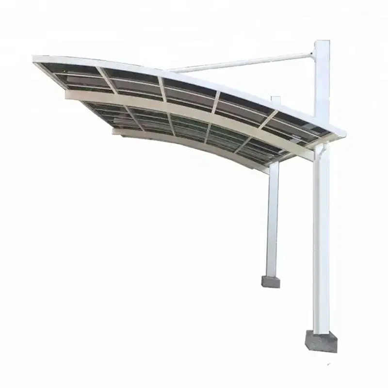 Low Price Waterproof Car Port with Aluminum Alloy Structure Polycarbonate Panel Mountable Carport Canopy