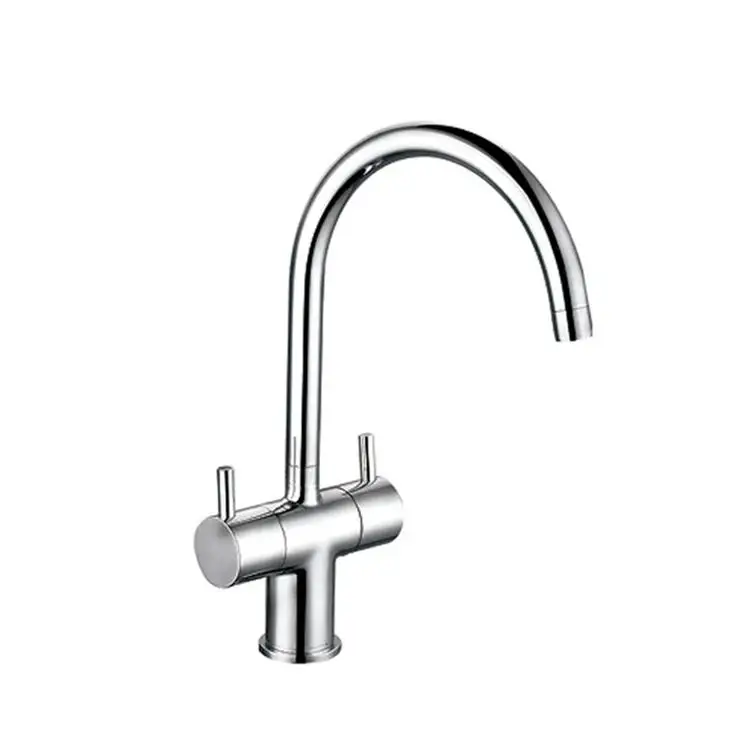 Modern Brass Kitchen Tap