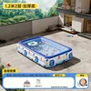 14m blue dream adventure inflatable pool + foot pump