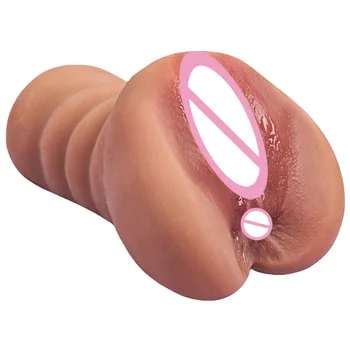 Male Masturbator Pocket Real Pussy Silicone Nature Fat Textured Vagina Tight Anal For Man Adult Sex Pussy Toys Sax Anus dolls xx