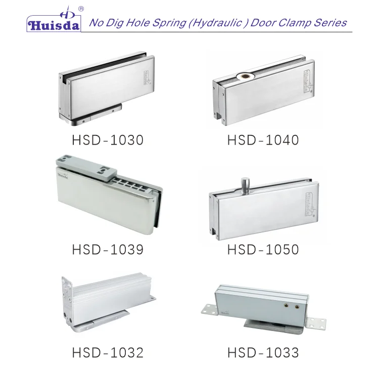 Nhn Concealed Glass Door Closer Two Way Open Glass Door Floor Hinge