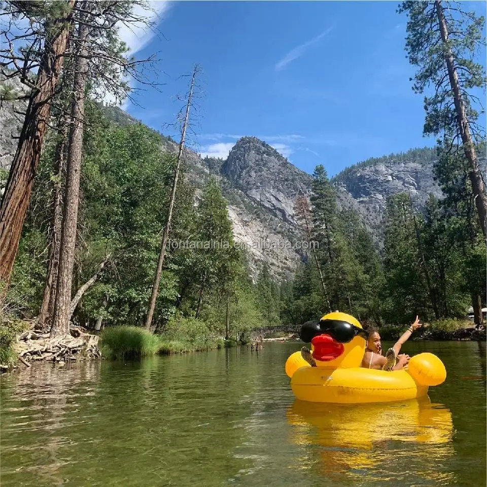Inflatable Float Duck with Sunglasses - Water Fun Toy