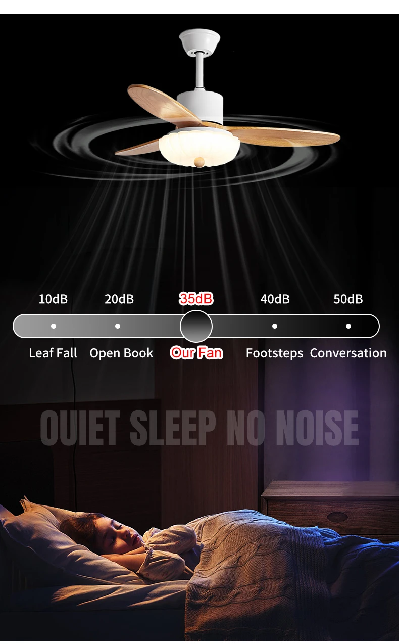 52in ceiling fans with light and remote dimmable 3cct reversible bldc motor abs blades for bedroom living room631-5