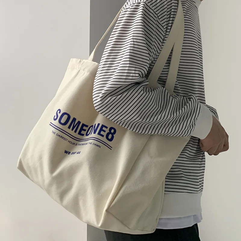 Custom Printed Organic Cotton Canvas Tote Bag - Eco-friendly