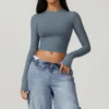 Blue LongSleeves Top