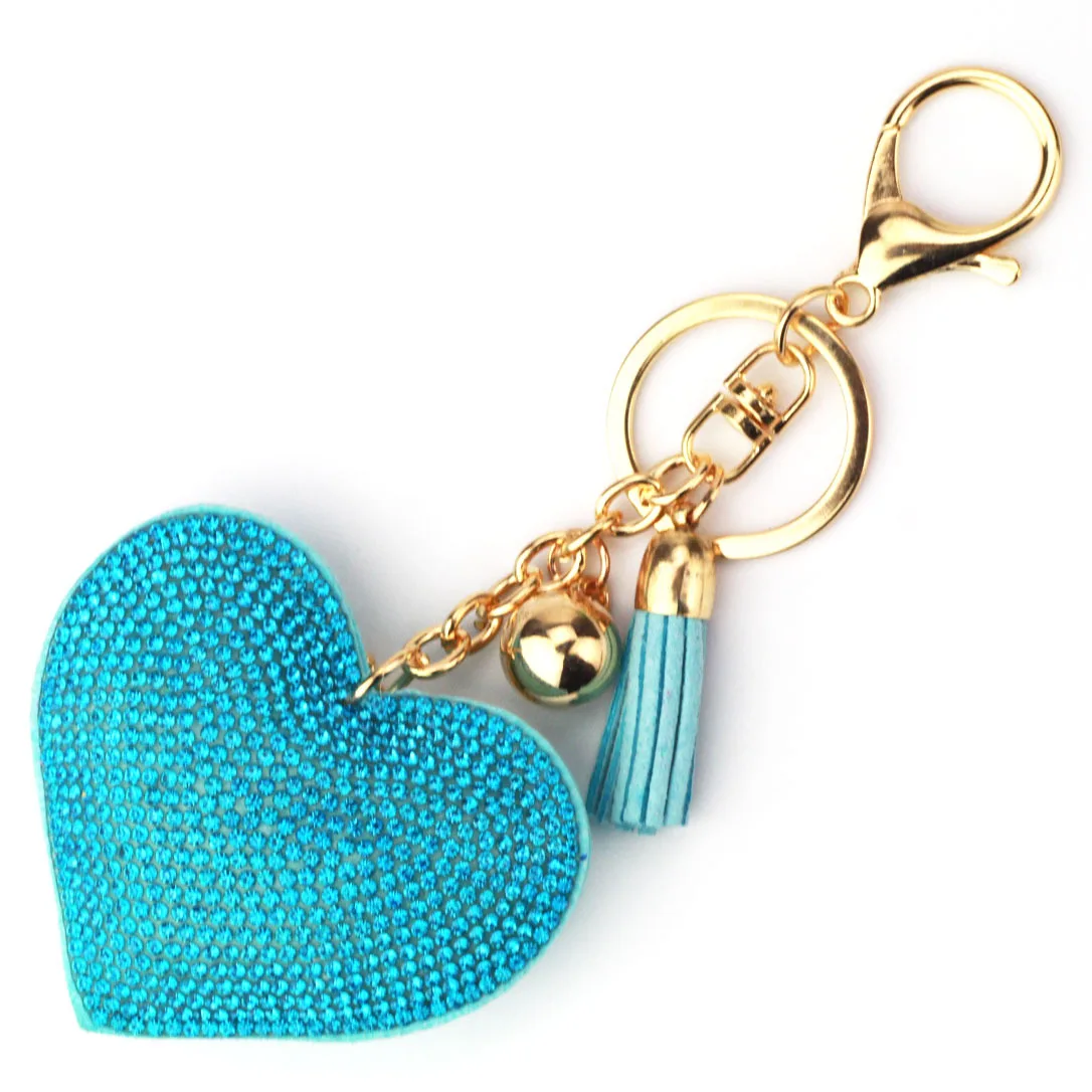 HeartChakraAccents Gold Sneaker and Silver Tassel Keychains