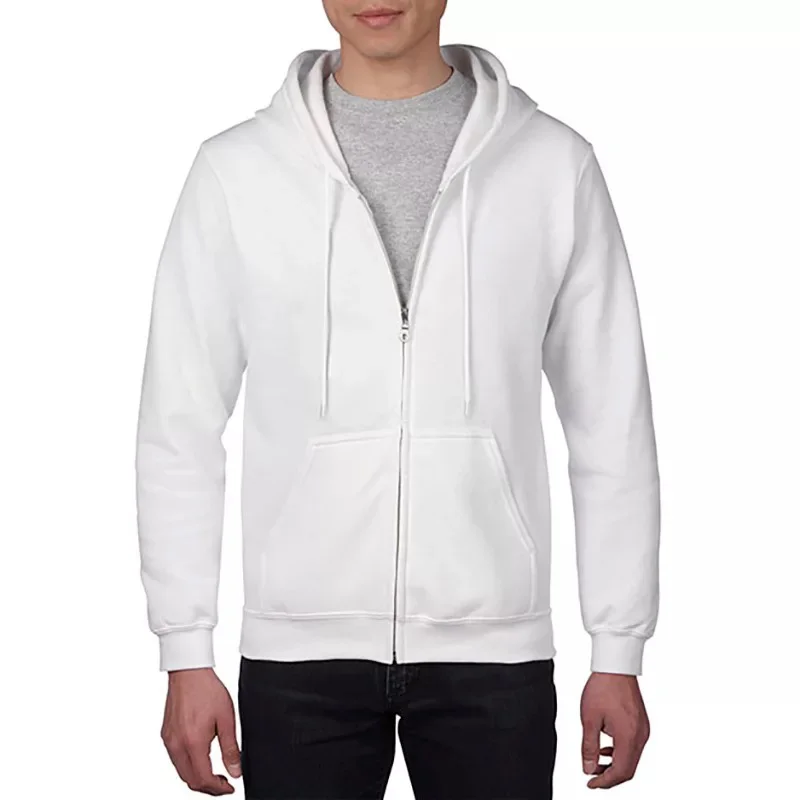100 cotton full zip hoodie