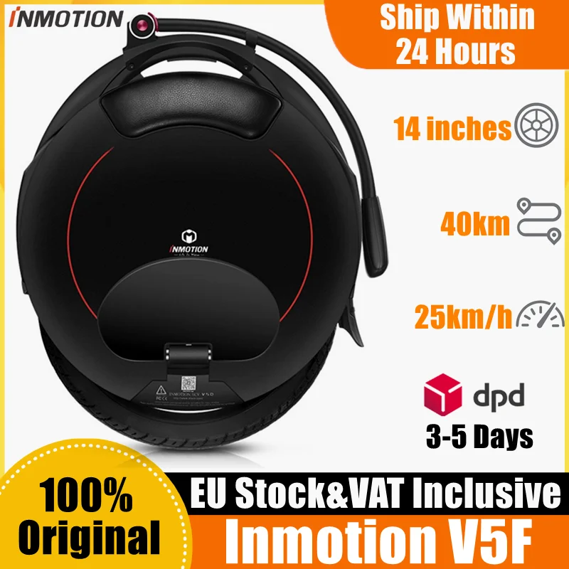 Original INMOTION V5F 14inch Electric Unicycle 84V 320Wh 550W