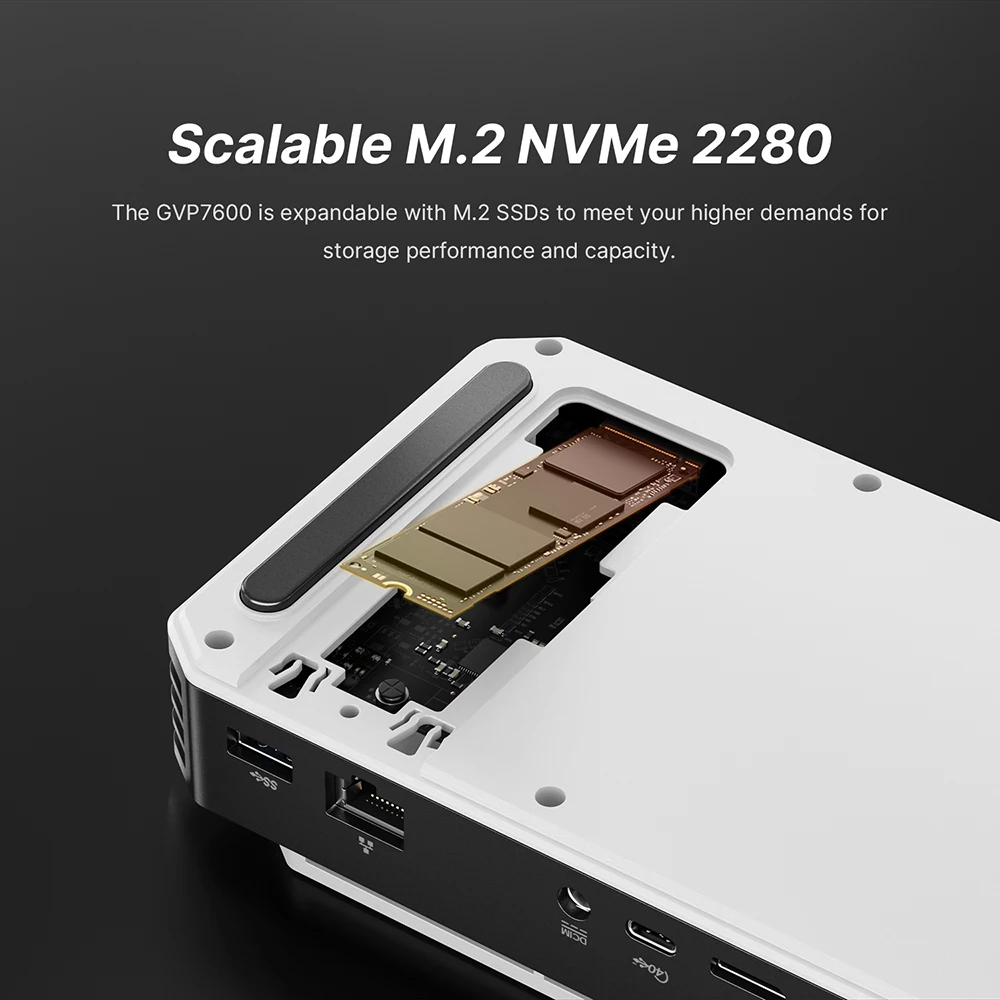 BOSGAME GVP7600 EGPU AMD Radeon RX 7600M Core Oculink USB4 Hub