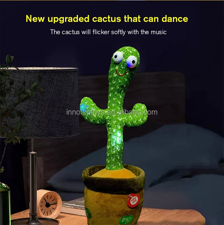 Cactus Qui Danse et Répète ce Que Vous Dites. Cactus poupée avec