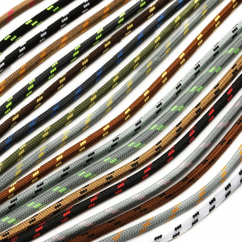 Fashion High Quality Can Custom Shoelace 4mm Width 0.81.8m Length Work