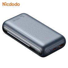 Mcdodo 453 33W Ultra Mini 100000mAh PD PPS QC Power Bank LED Interaction Digital Display USB + USB C High Capacity Powerbank