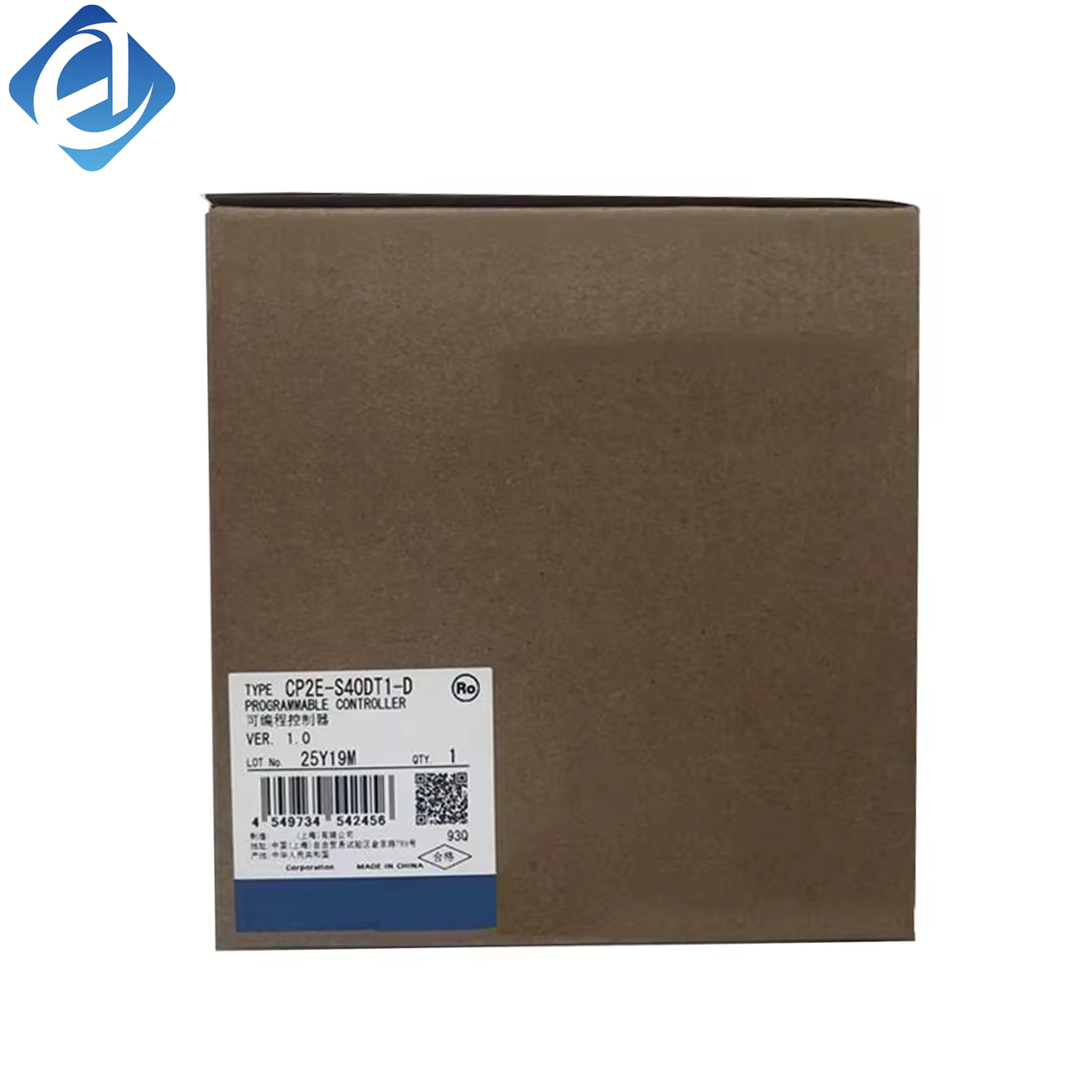 New Original Omron CP2E series DC transistor output PLC. With 40 I/O points, high-speed function and stable logic control. Widely used in small and medium industrial machinery control, automated production lines and intelligent equipment automatic control