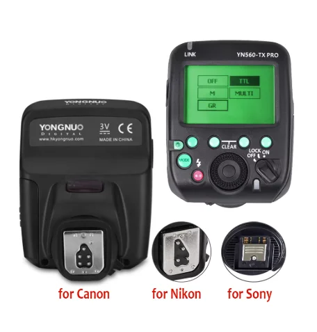 YONGNUO YN560-TX PRO Speedlite передатчик флэш-триггер для canon nikon sony с контроллером YN200 YN685 YN968 YN560IV