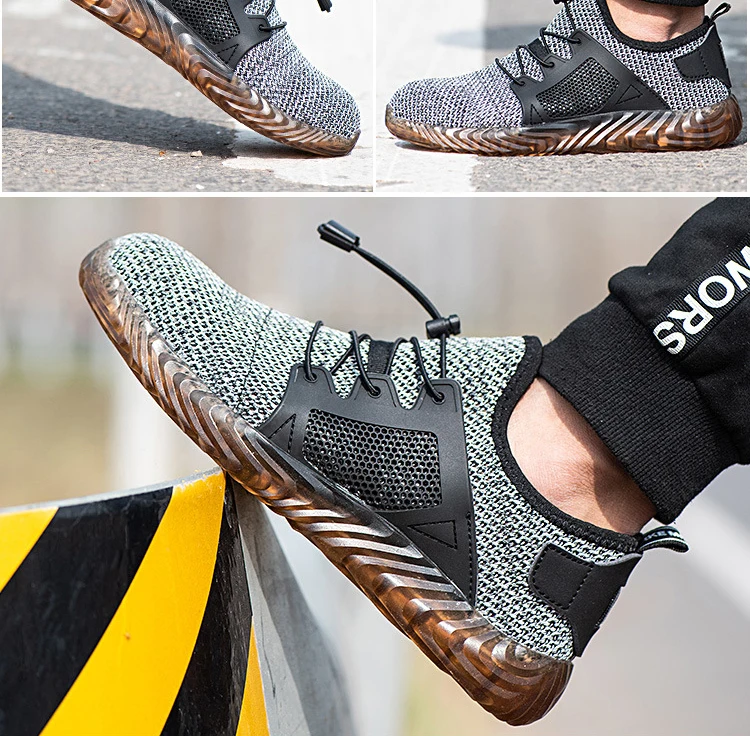 Summer Breathable Labor Protection Shoes Anti Hit Anti Stab Leisure Safety Site For Shoe Protection Labor Protection Shoes Manuf