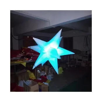 Advertising Star inflatable Led Star Balloon For Sale inflatable Light Star decor For Pub decoration For Stage
