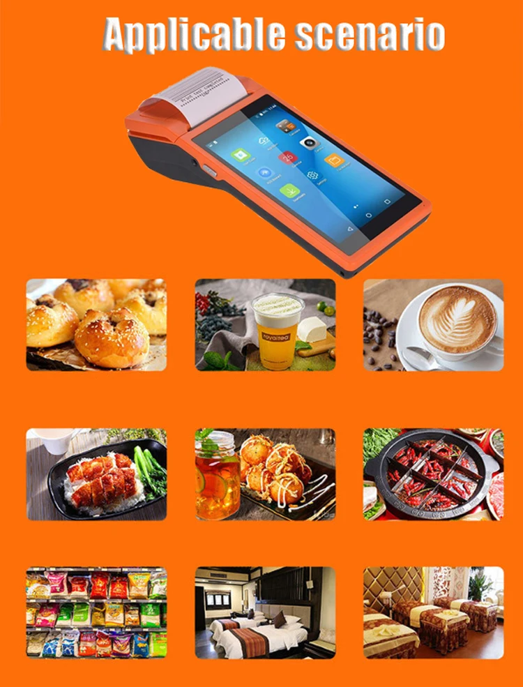 Android Pos Cash Register Handheld Mobile Pos Machine Restaurant Software Pos Systems
