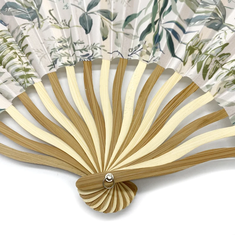 Ручной бамбуковый Шелковый складной веер китайский/японский очаровательный элегантный винтажный Ретро