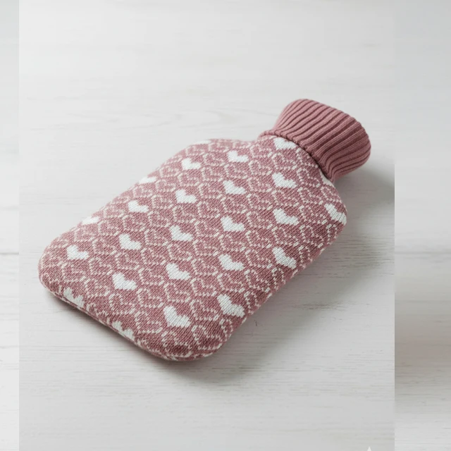 Rubber Knitted Cover Hot Water Bottle