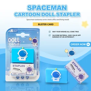 Astronaut Stapler & Envelope Set - Includes 1000 #10 Staples, Cute Design for Office /School, Practical & Adorable