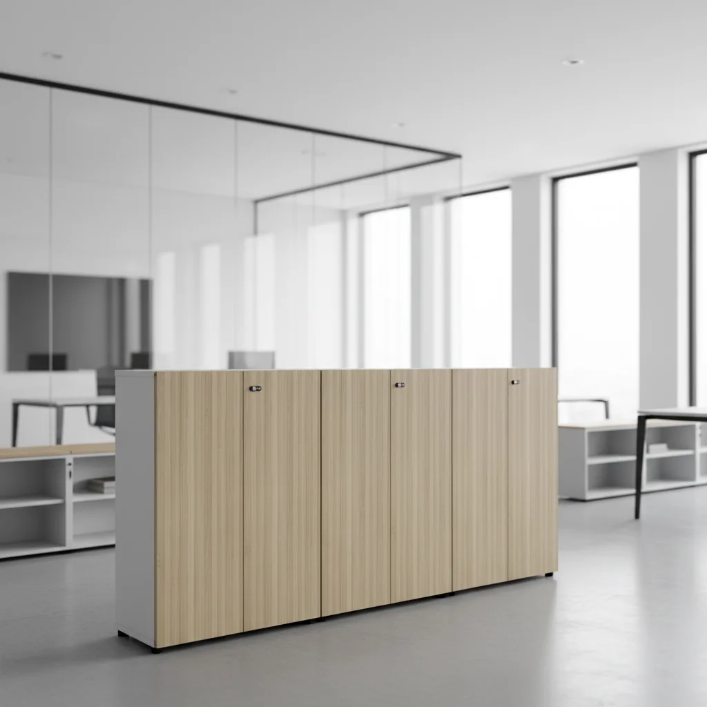 Double Door Storage Cabinet Steel Frame Design Professional Home Office Filing System Modern Furniture 2
