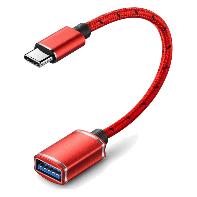 1x Gold Plated USB 3.1 Type C Male To Micro USB 2.0 B Male Charge Data OTG Cable 