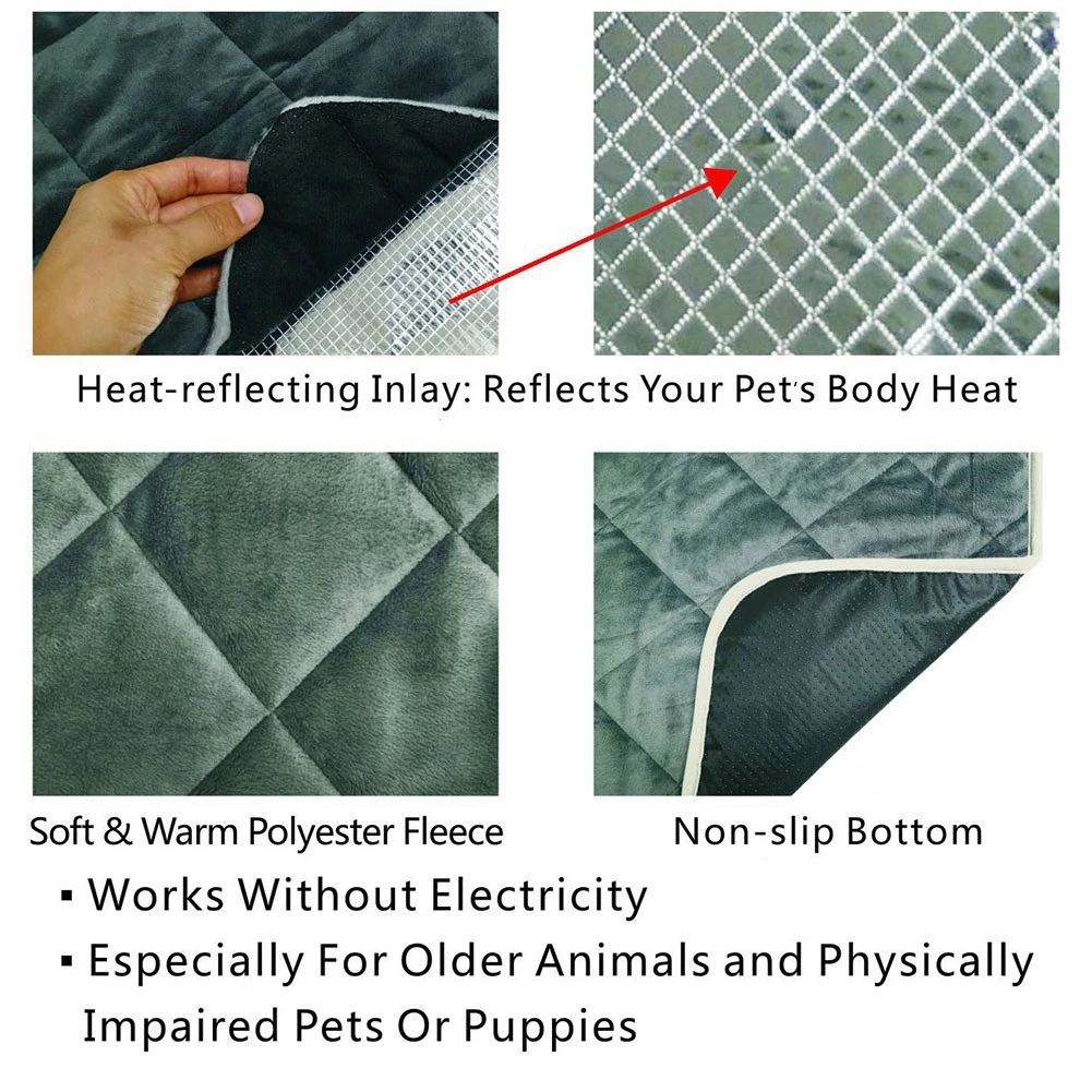 Selfheating Dog Pad In Winter No Electric Cat Heating Mats New Pet