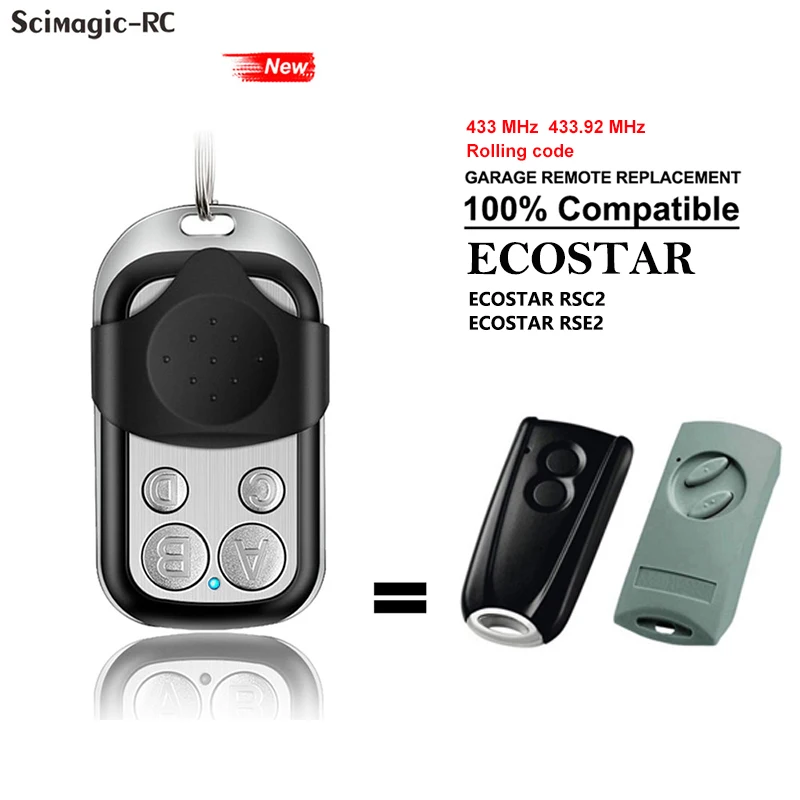 EcoStar RSE2 RSC2 433Mhz Remote Control Ecostar RSC2 RSE2 Remote Control Hormann Liftronic 700 Sender Anlernen