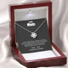 Necklace Card + Rosewood Light Box