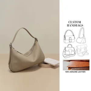 Bolsas Feminina Bag Manufacturer Custom 2023 New Luxury Vintage Genuine Leather Purses and Handbags for Women