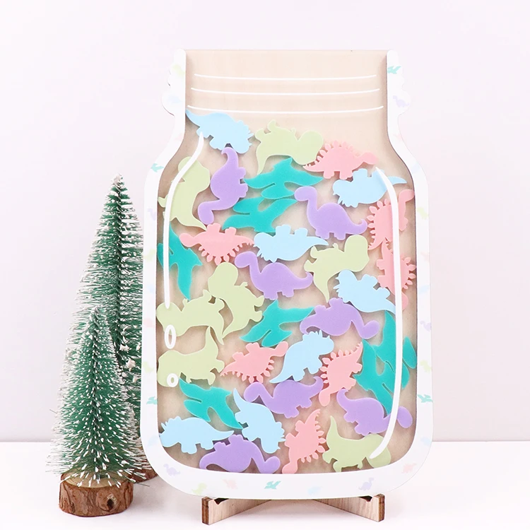 CHA251CH1400 Customized Kids Reward Jar With Star dinosaur, Classroom Reward Jar with tokens(25pcs) chore chart gifts for kids factory