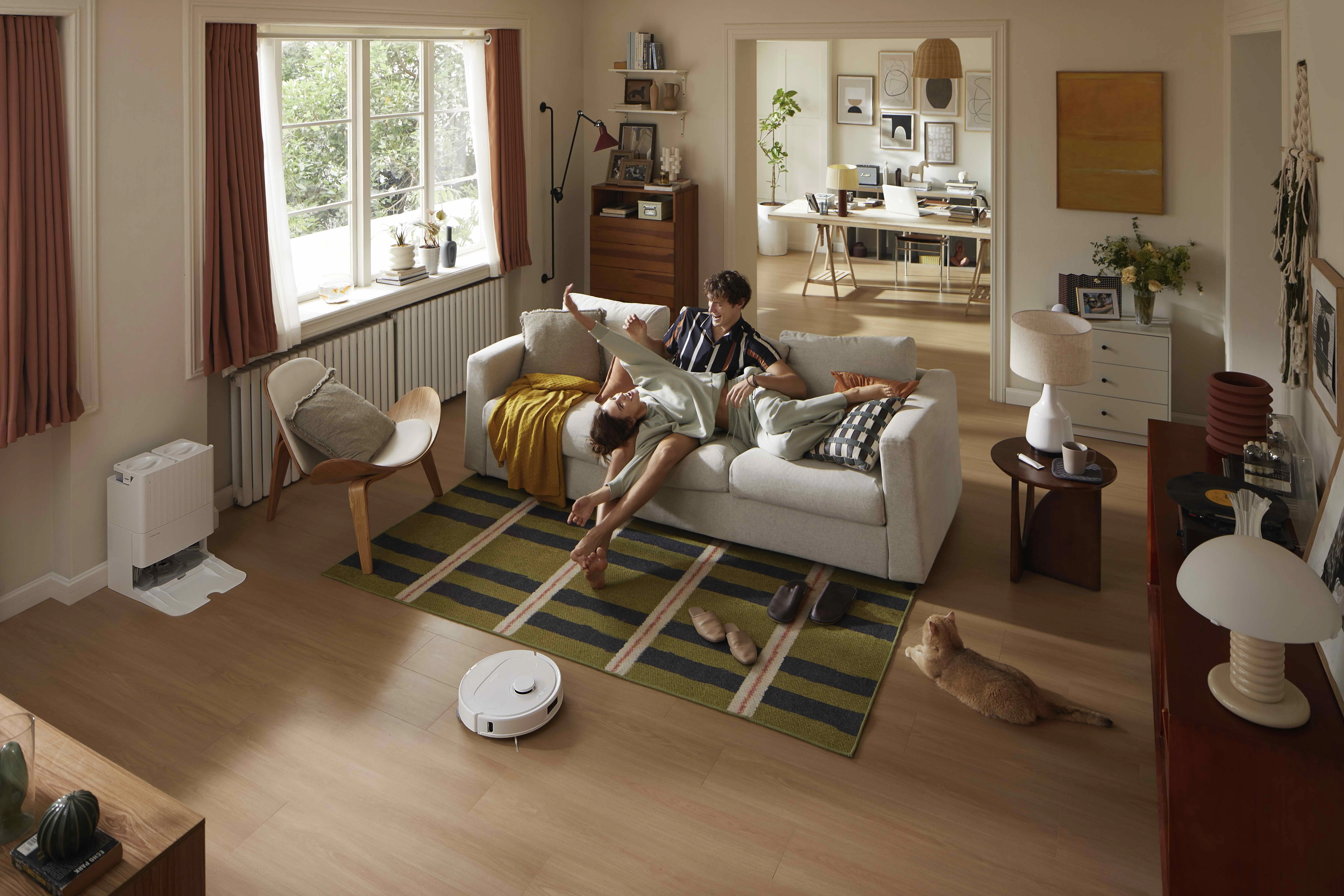 Roborock Qrevo S HyperForce Robot Vacuum Cleaner Set 7000Pa Electric Anti-Tangle Rubber Brush Dual Rotating Battery Household