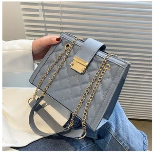 Fashion Luxury Pu Leather Woman Handbags Shoulder Purses Crossbody Hand Bags Ladies Stote Bag Diamond Lattice Designer Bags