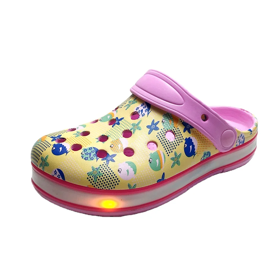 Buy Kids Led Clog Sandals,Colorful Glow 