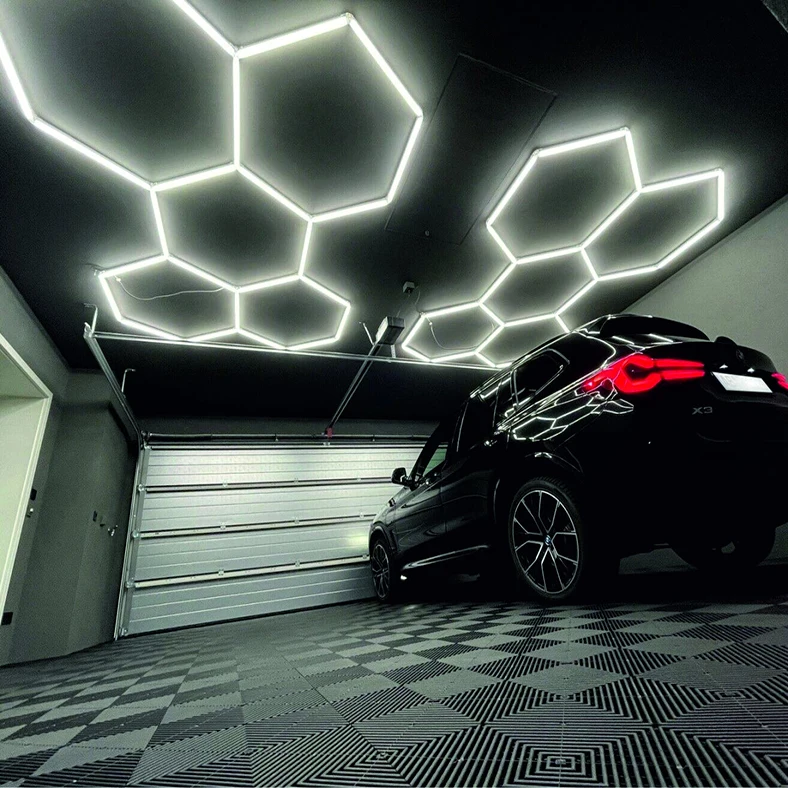 Garage Hexagon Lights Multicolor Hexagonal Led Light Hexagon Retro Lights