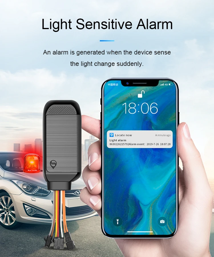 High Quality Car Tracker Device For Gps Tracking Security With Ios And