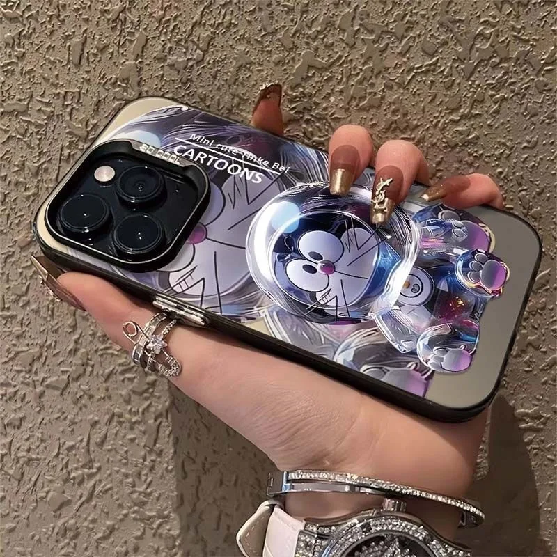 Astronaut Doraemon Suitable for IPhone16promax Mobile Phone Case IPhone15 Internet Red 14 Creative 13 Trend X