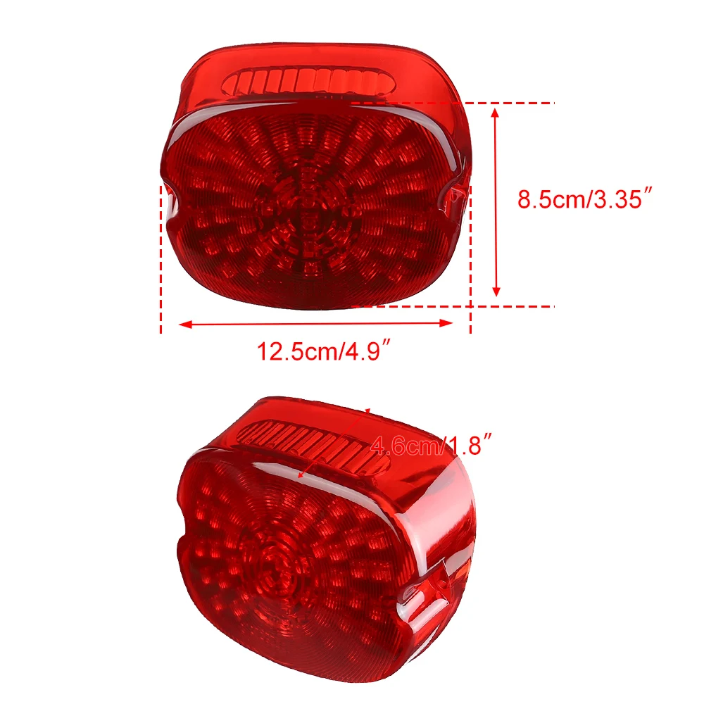 For Sportster Dyna Electra Glide Road Touring Softail LED Tail Light Motorcycle Plug and play Brake Rear Light