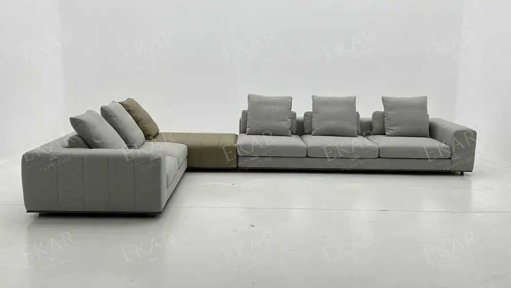 product new design solid wood multilayered combination sofa for stylish living spacesblack sofa-68