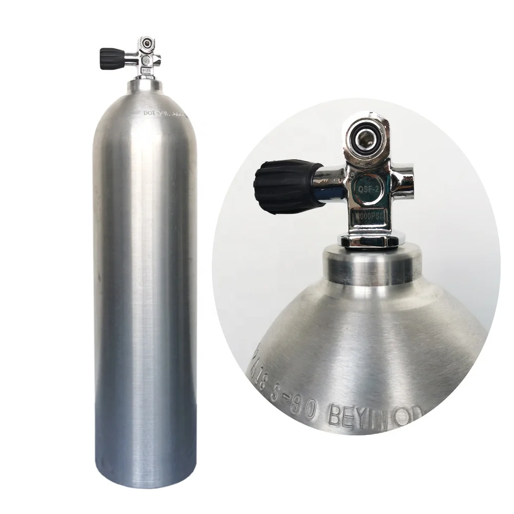 Factory Sales Aluminium Material S 80 Scuba Diving Cylinder Oxygen Air Tank With Regulator