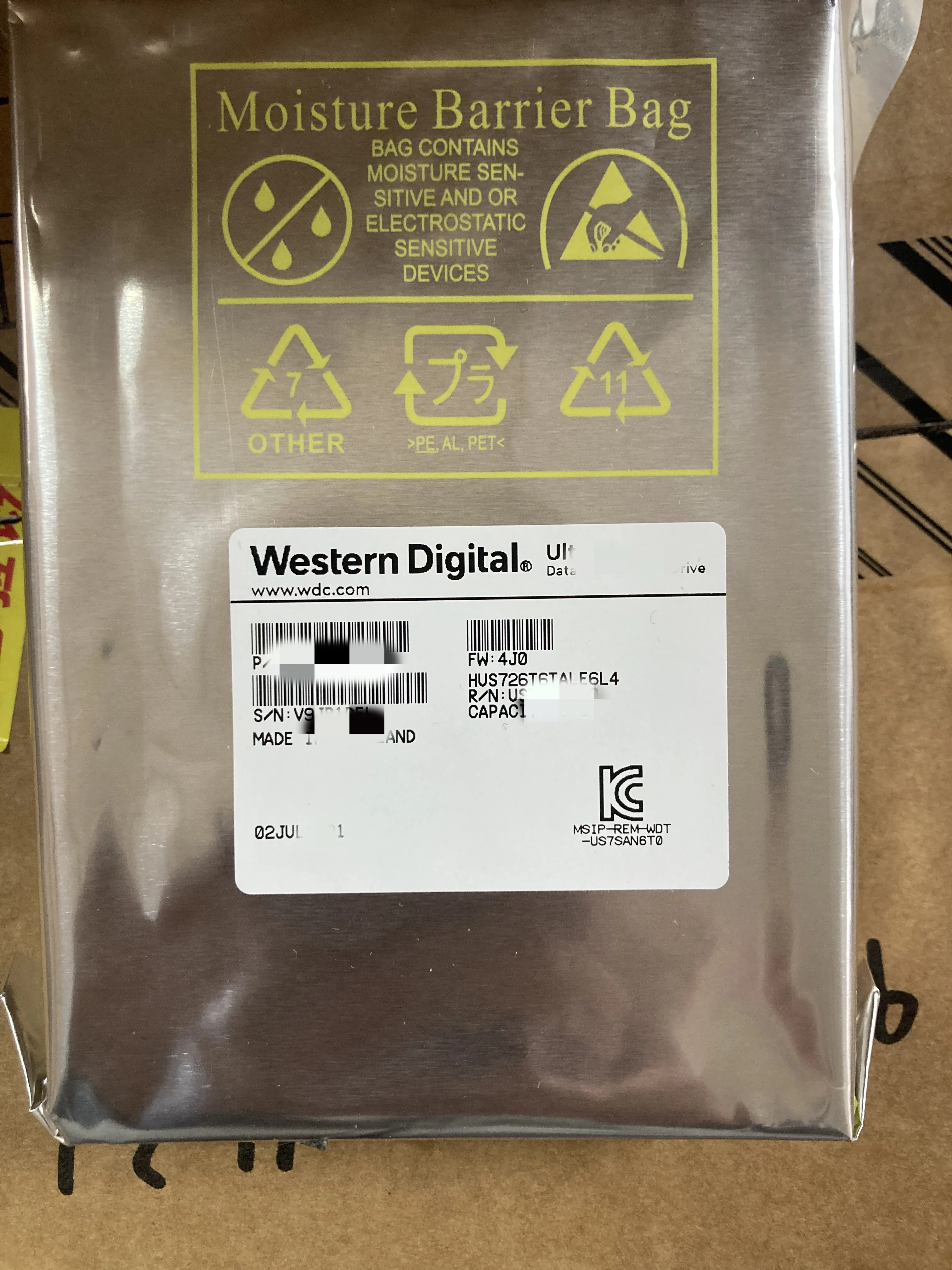 Высокопроизводительный внутренний жесткий диск HUS726T6TAL5204 SATA HDD 6 ТБ 6 ГБ, жесткий диск, внутренний жесткий диск