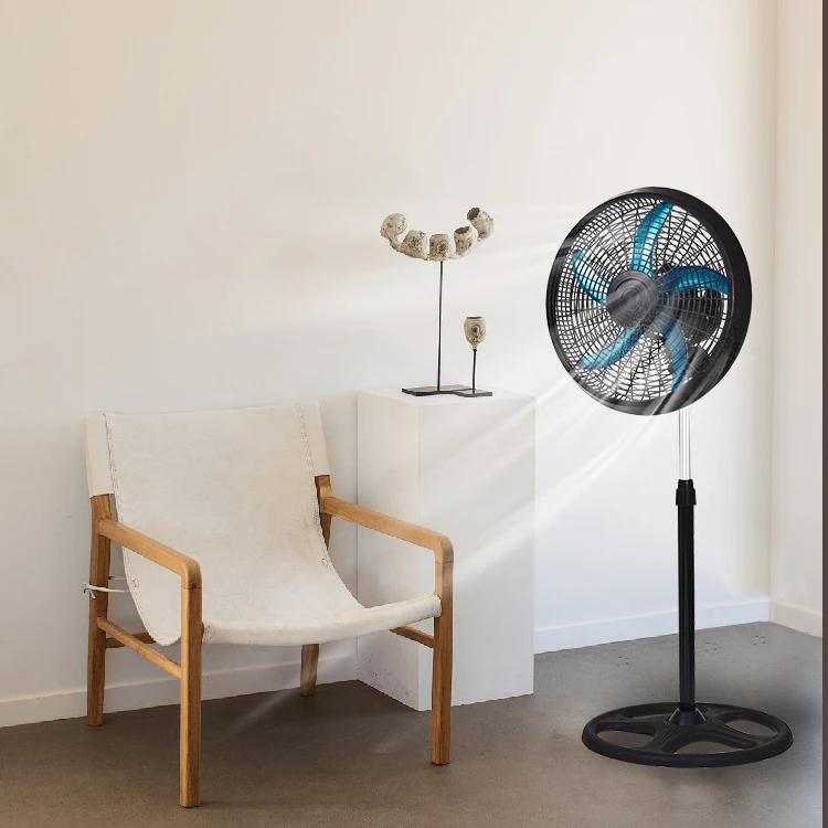 Factory Custom Electric 18 Inch Stand Fan Large Wind Floor Fan with Three-speed