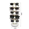 Double-sided arched sunglasses display stand - gold [boxed]