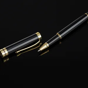 Signature Pen Business Men's Metal Heavy-Touch Bold Gel Pen 0.7mm Black Ink Engraved Personal Custom Gift Pen in Stock