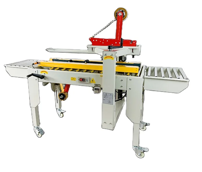 Semi Automatic Case Taper Sealer Packing Auto Box Taping Carton Sealing Machine