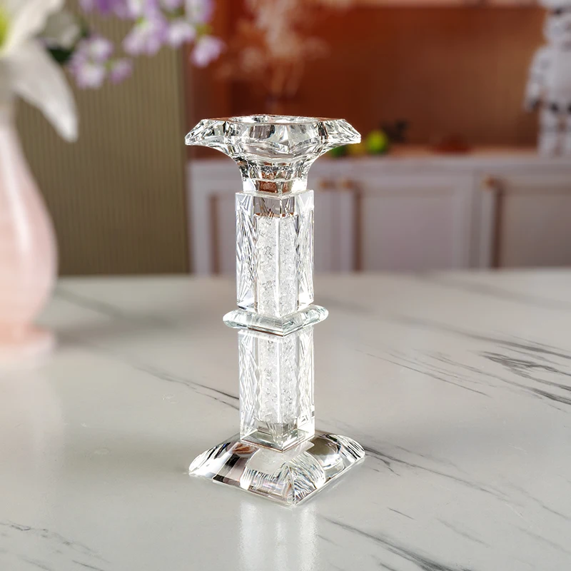 product small bridge carving beautiful and atmospheric home decoration wedding decoration christmas candle holder-4