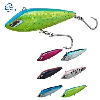 CHEERY Sinking Lure Hard Ball Bearing Swivel Hook 15 Knots Steel Wire Cross Sea Fishing High Speed Trolling Bait – Trolling Lure – view 2