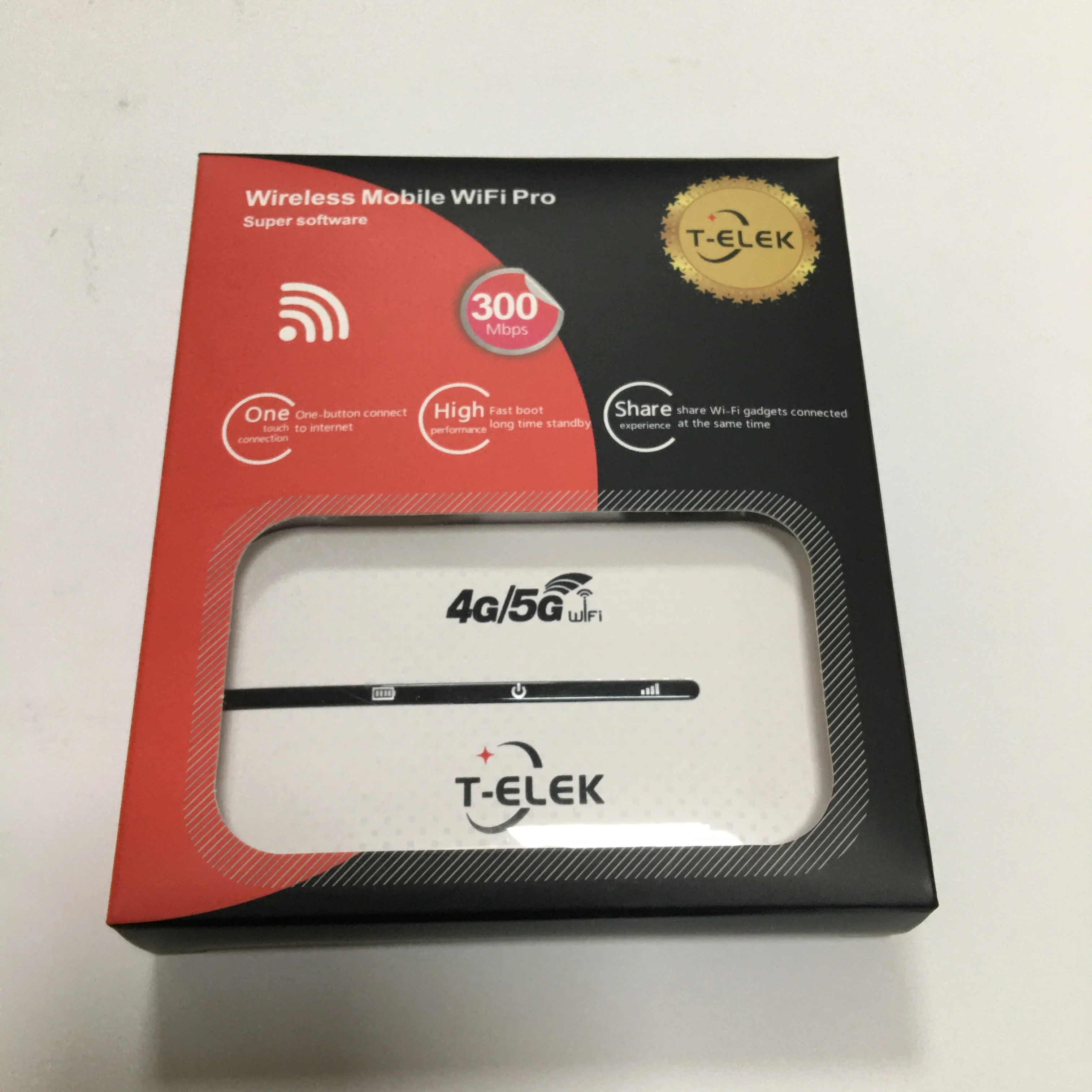 T-elek TM8 4G LTE Pocket Router with SIM Card Slot - Up to 150Mbps